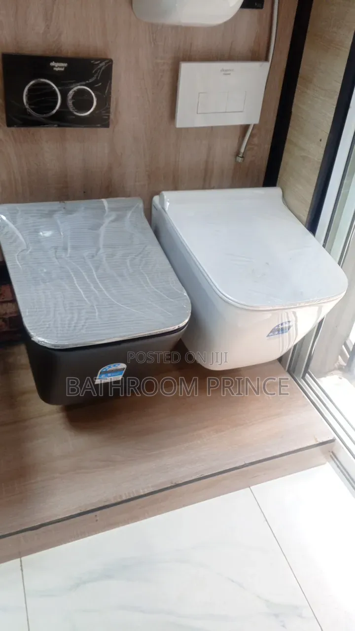 Black and White Elegance Conceal Water Closet