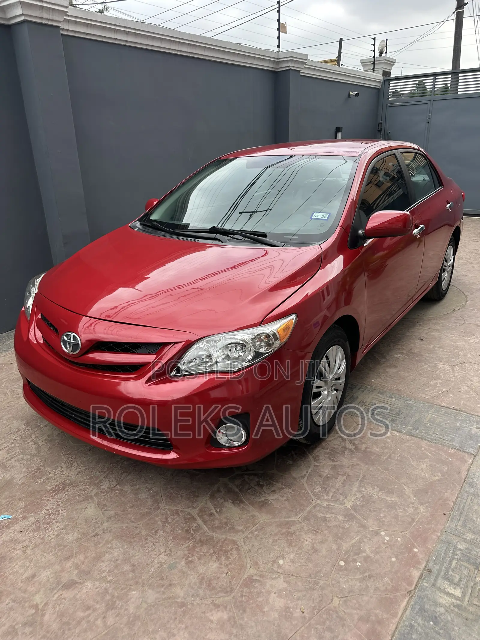 Toyota Corolla LE 4dr Sedan (1.8L 4cyl 4A) 2011 Red