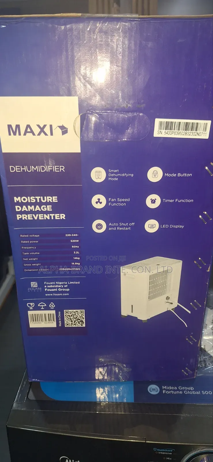 Maxi Dehumidifier 30lt