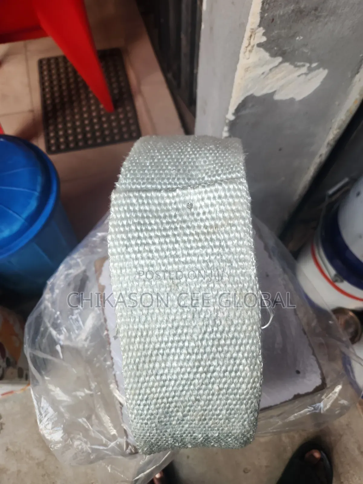 4" X 15m Fiberglass Tape ( Fiberglass Exhaust Wrap or Ladder Tape