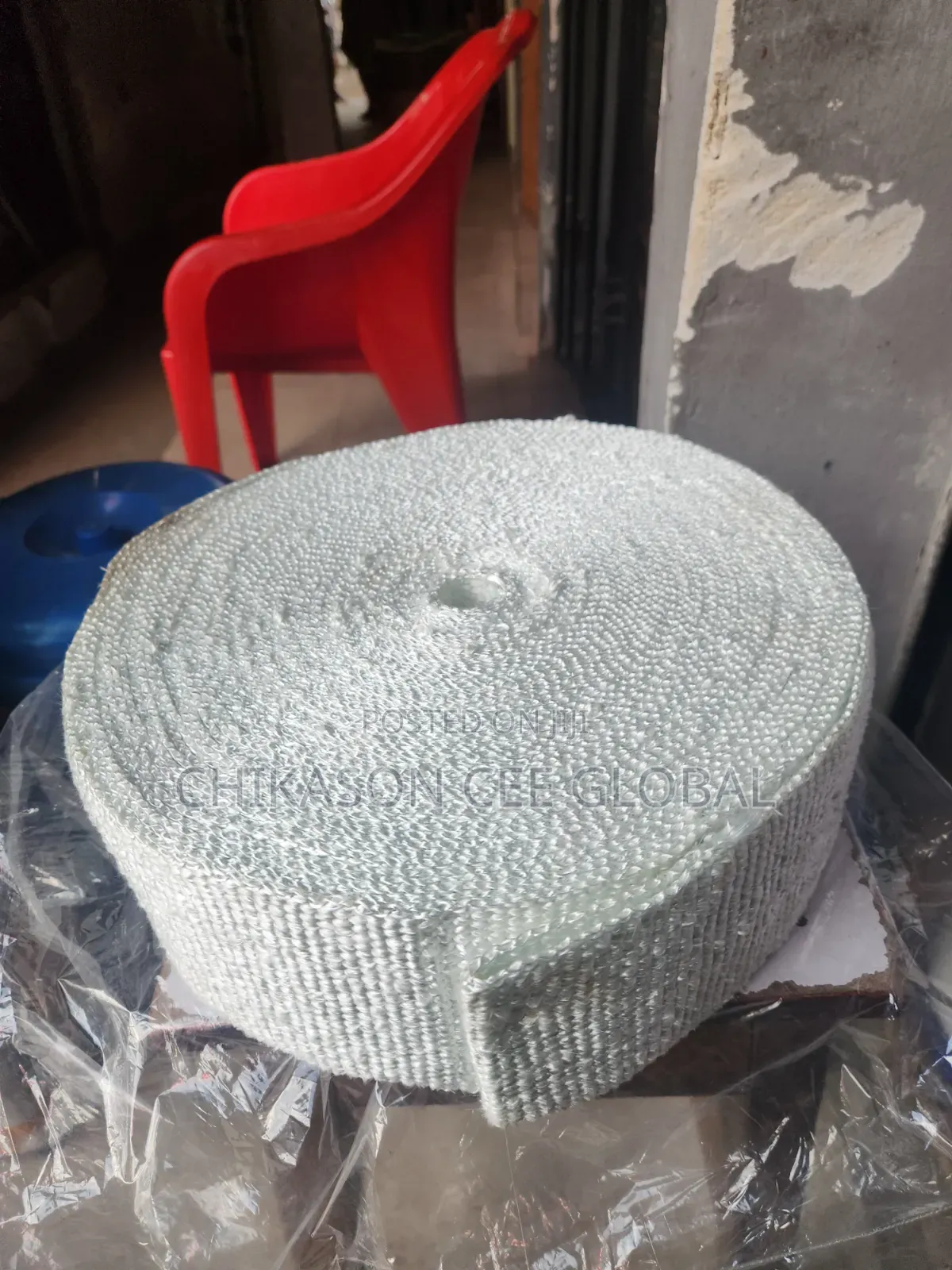 4" X 15m Fiberglass Tape ( Fiberglass Exhaust Wrap or Ladder Tape