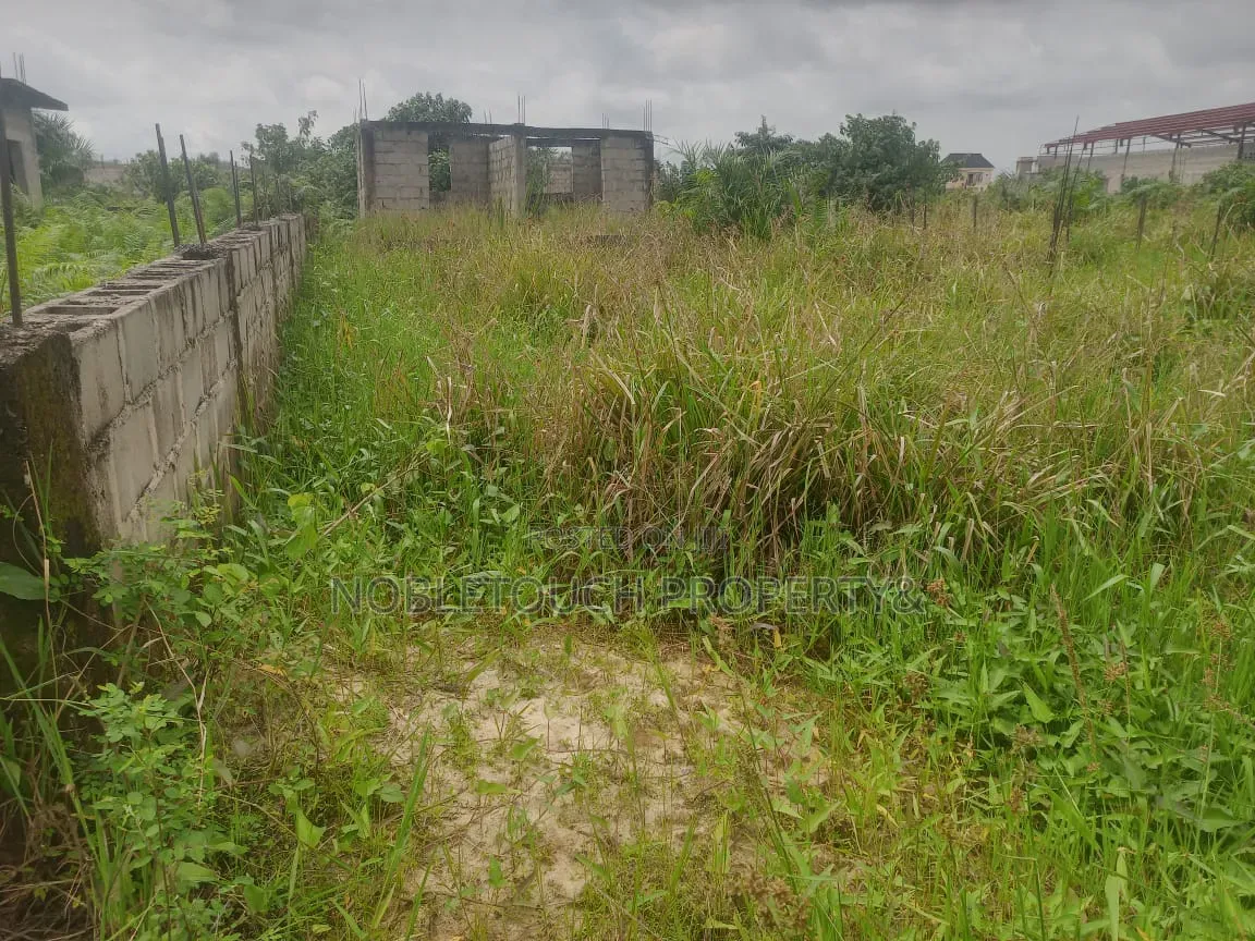 Commercial Half Plot of Land a Uncompleted Building