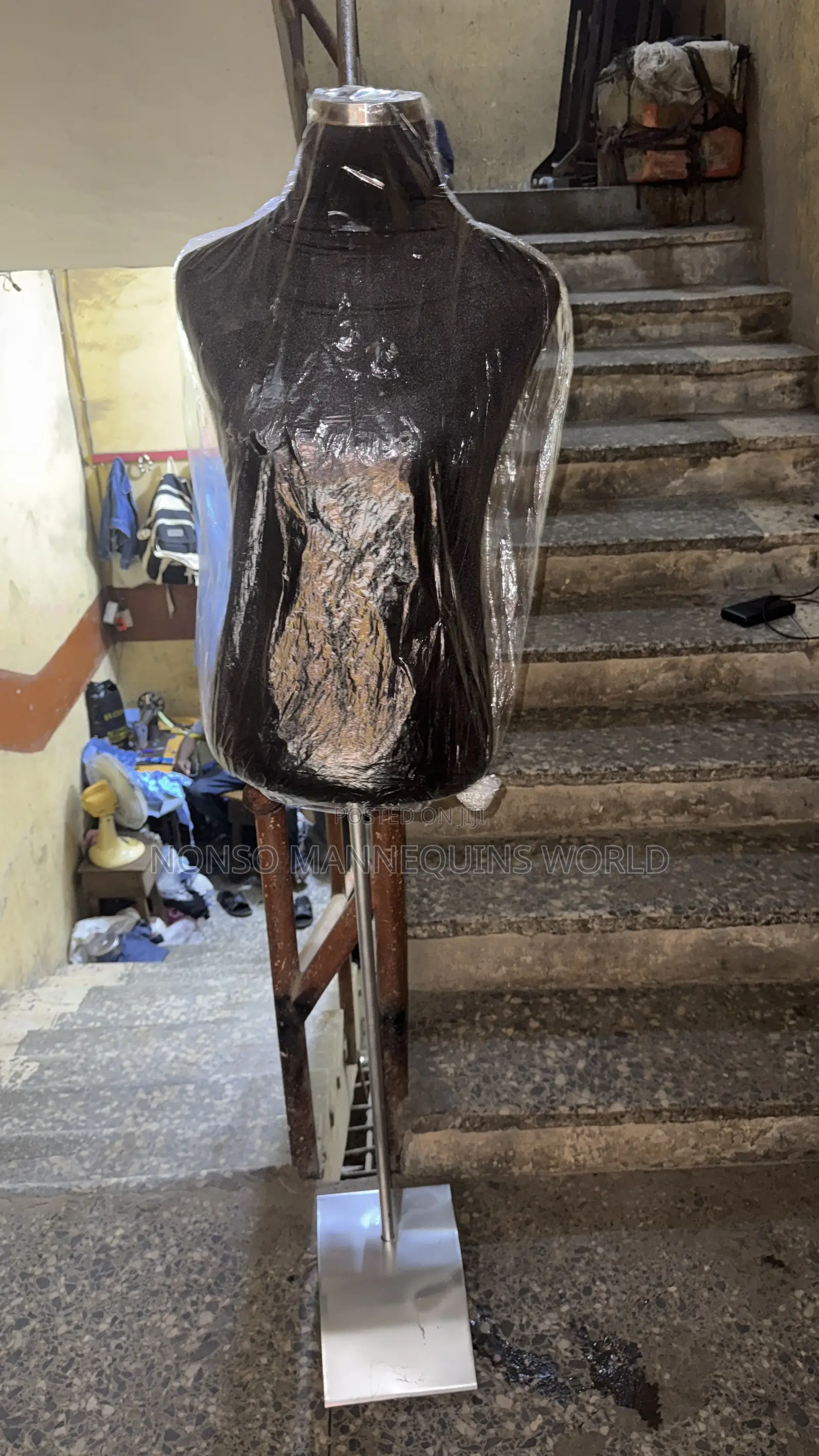 Naija Made Female Black Bodyform With Metal Base