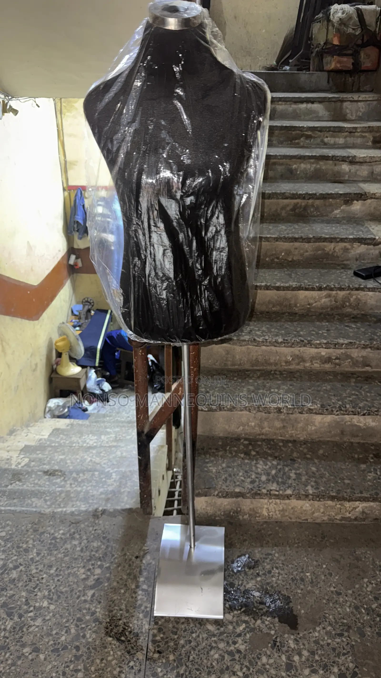 Naija Made Female Black Bodyform With Metal Base