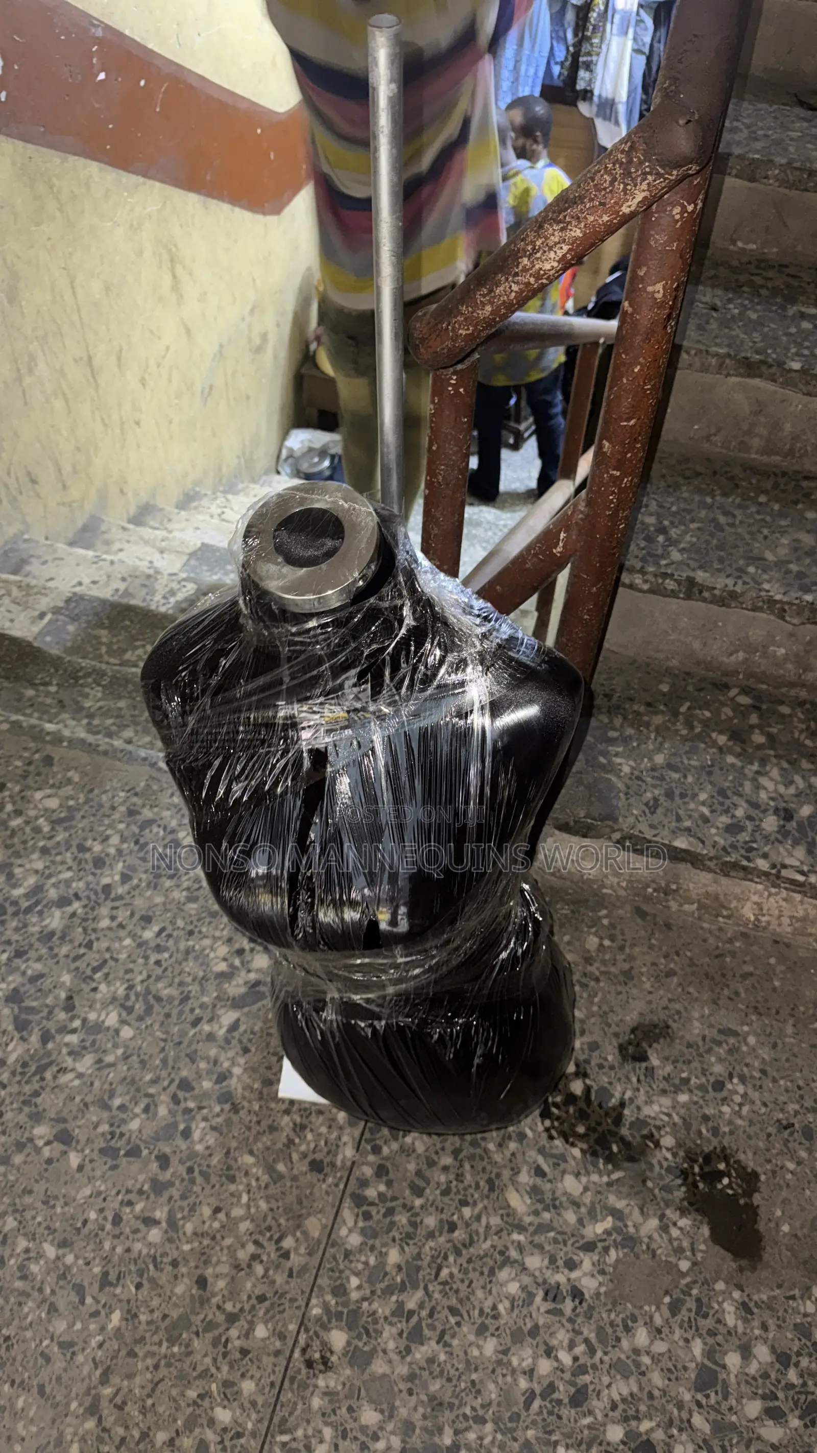 Naija Made Female Black Bodyform With Metal Base