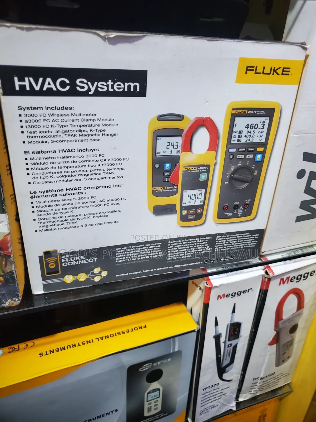 Fluke 3000 FC Wireless HVAC System Kit
