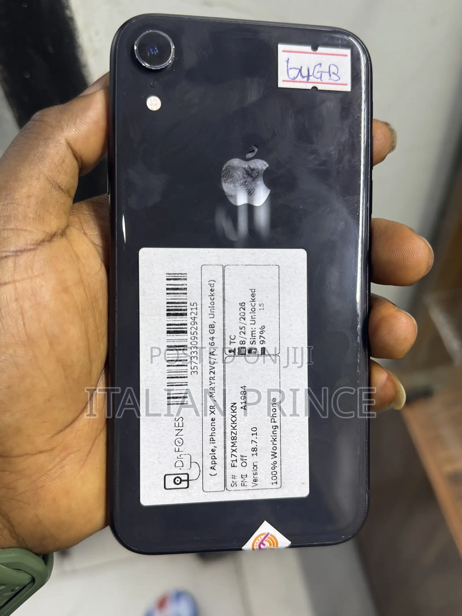 Apple iPhone XR 64 GB Black
