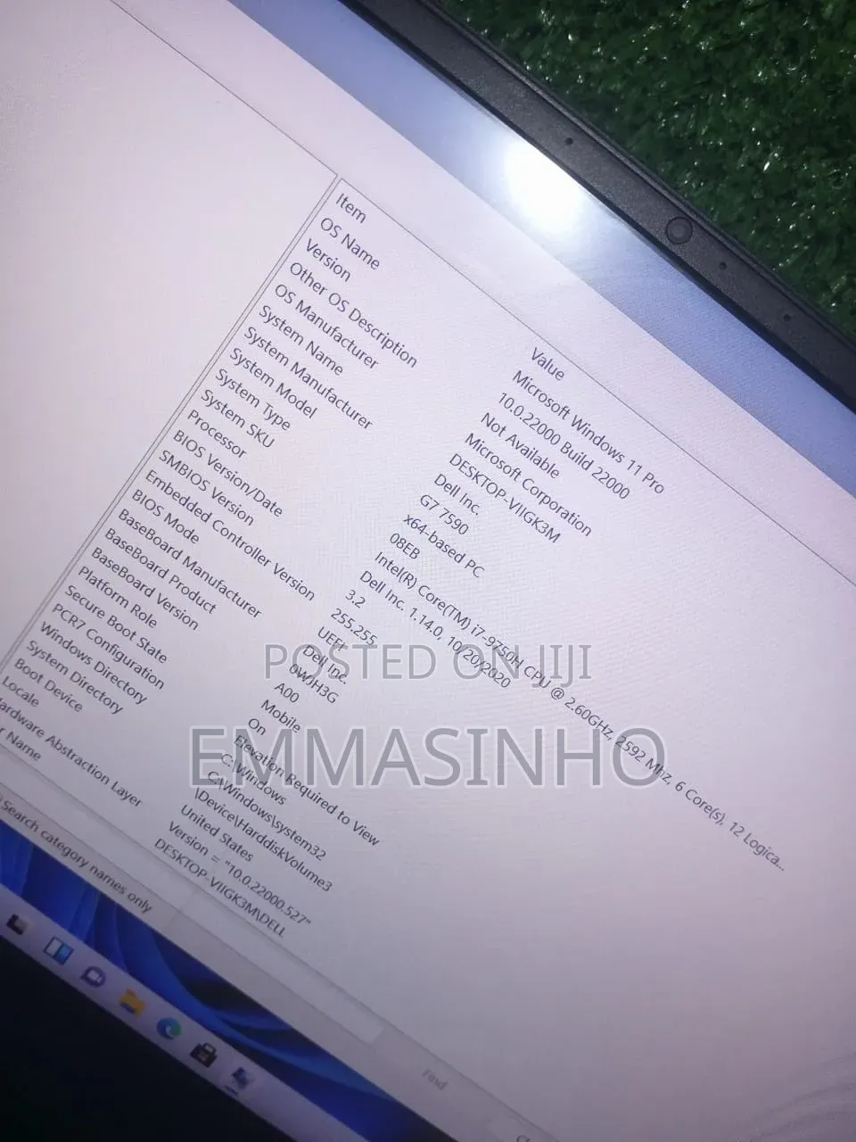 Laptop Dell G7 15 7590 16GB Intel Core i7 HDD+SSD 1T