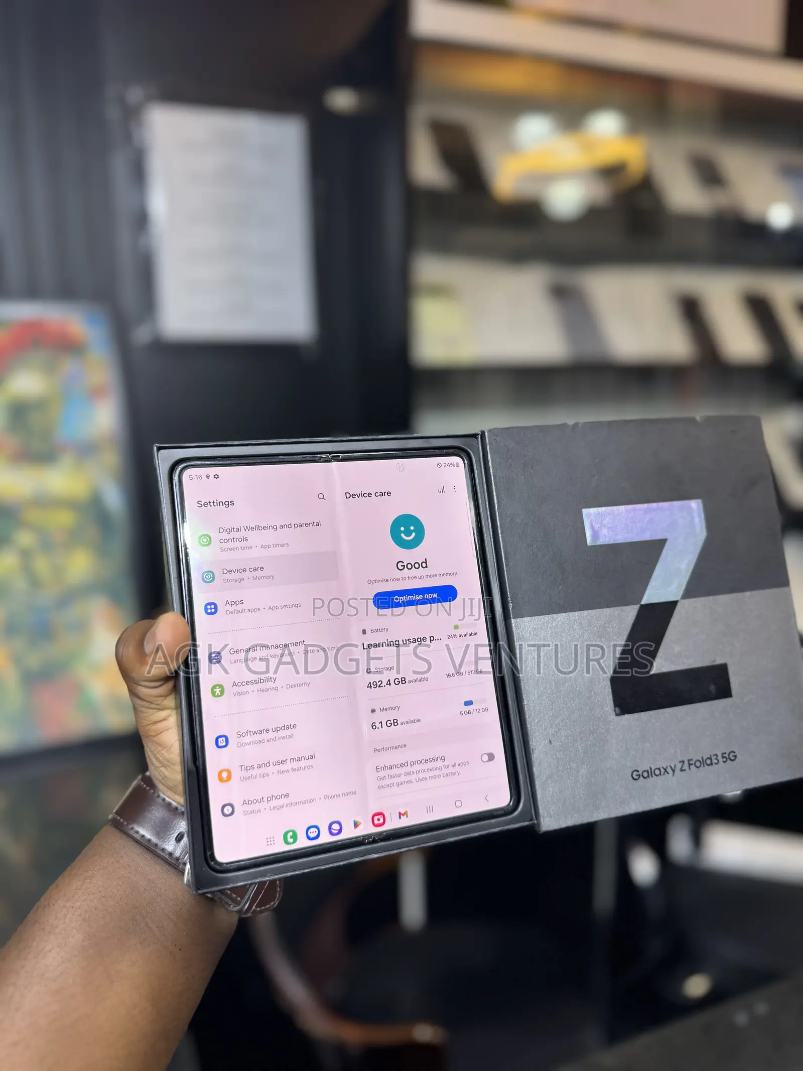 Samsung Galaxy Z Fold 3 512 GB Black