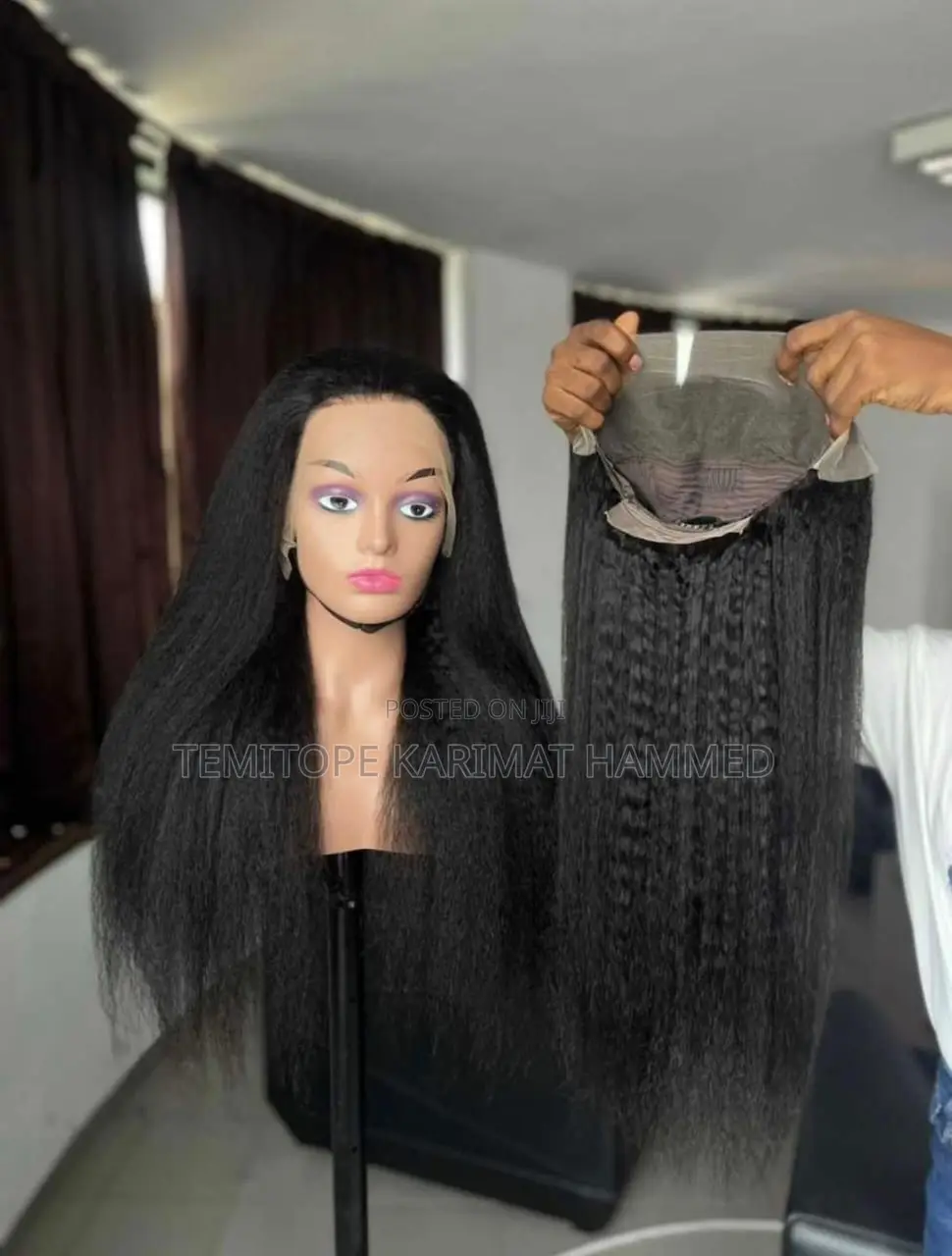 13by4 SDD Yaki Straight Kinky Hair