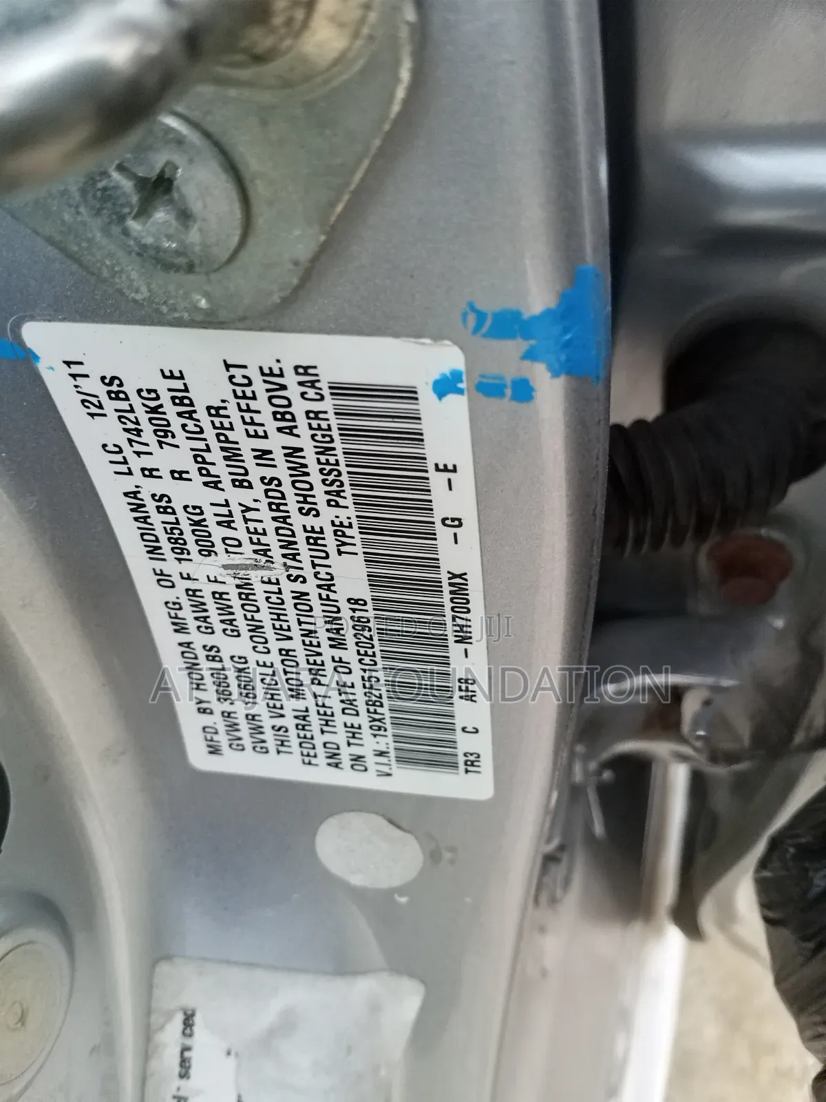 Honda Civic 2012 Silver