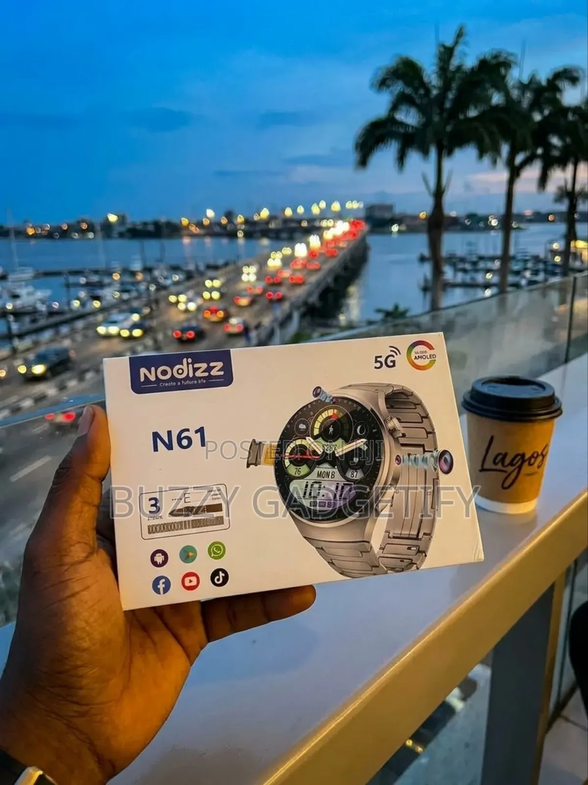 Nodizz N61 5g Smart Watch