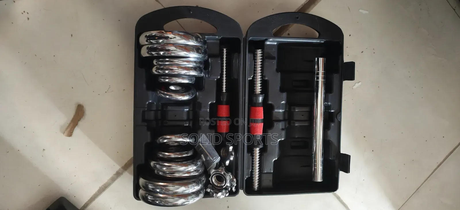 Set of Complete 20 Kg Case With Extra Bar