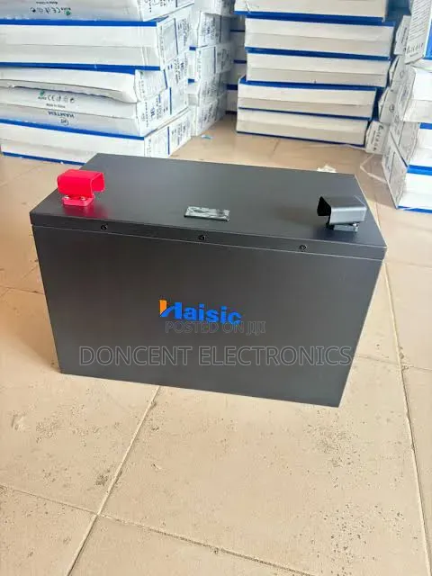 Haisic 8kwh 25.6V Lithium Battery - Black Display