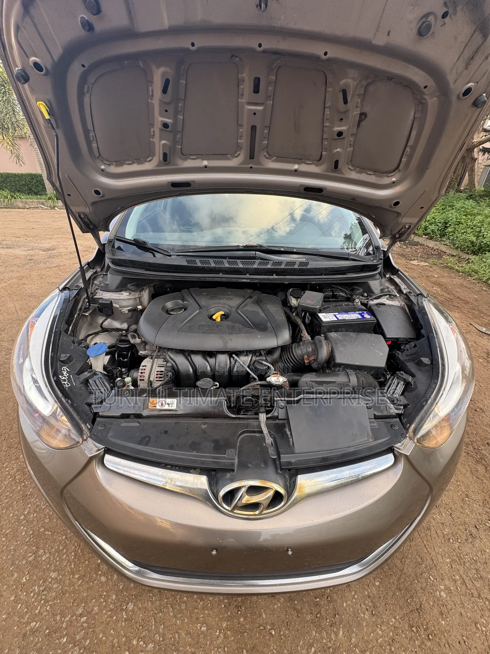 Hyundai Elantra 2014 Brown