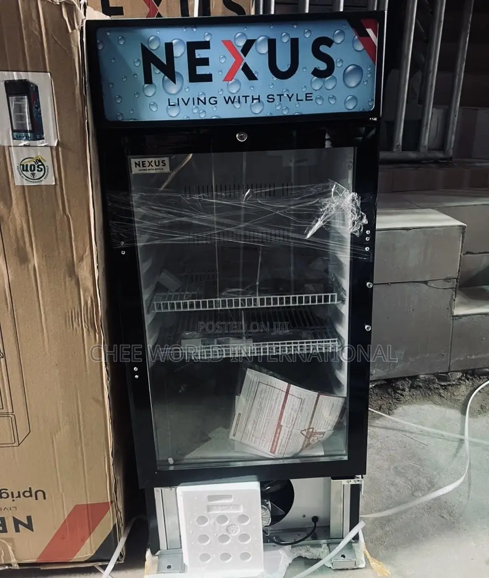 Original Nexus 200L Upright Showcase Chiller Fridge – Brand New