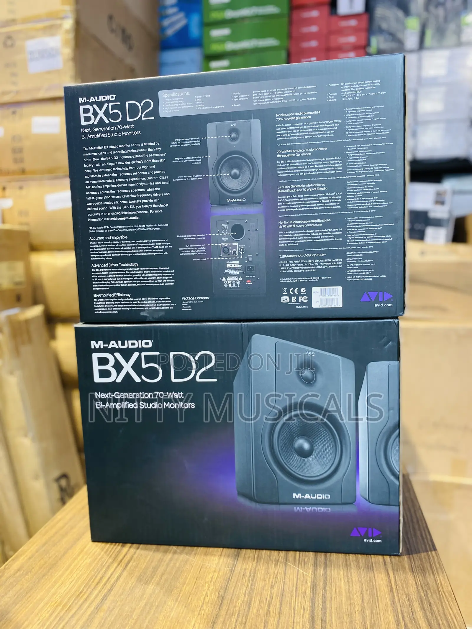 M-Audio BX5 D2 Bi Amplifier Studio Monitor