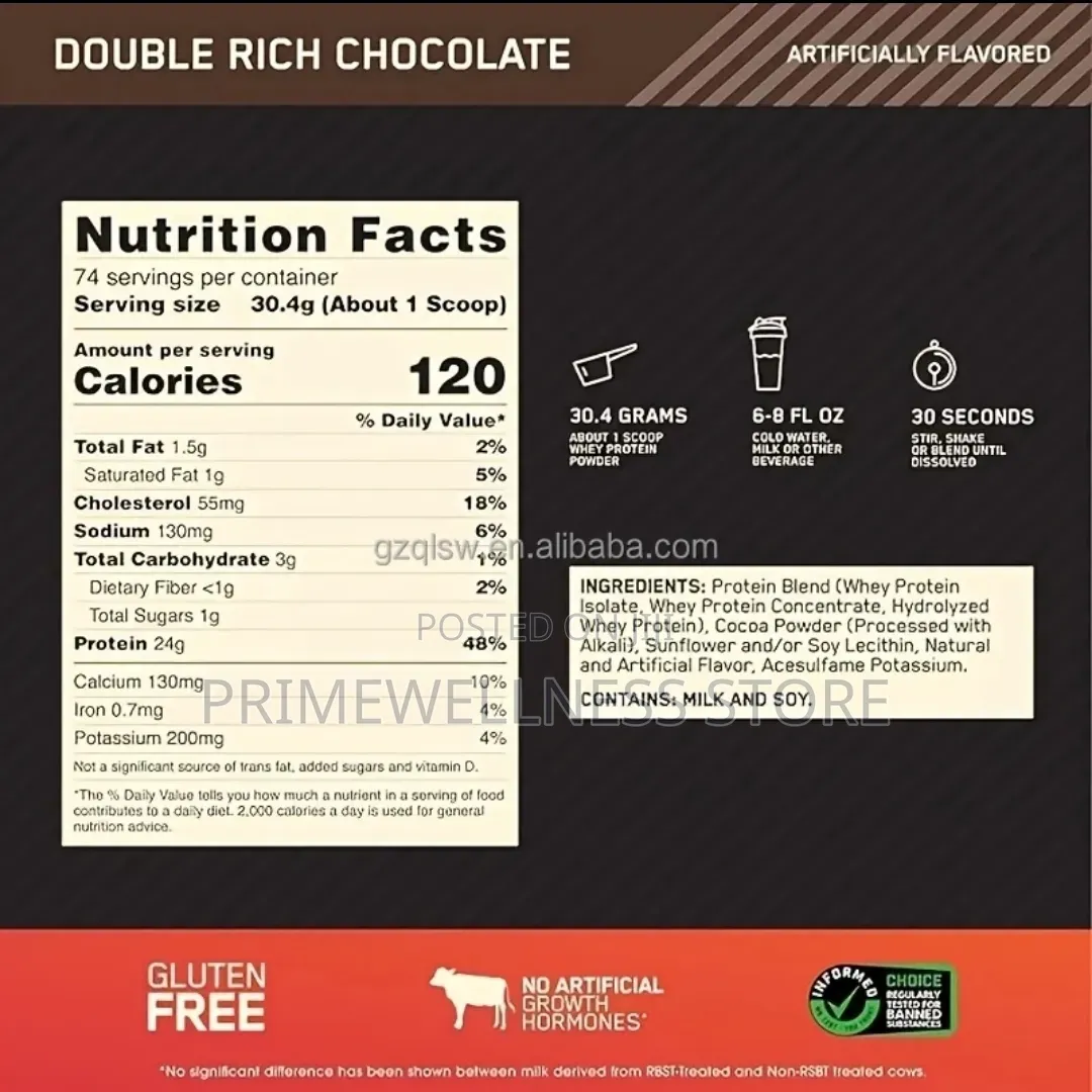 100% Whey Diamond Standard, Double Rich Chocolate