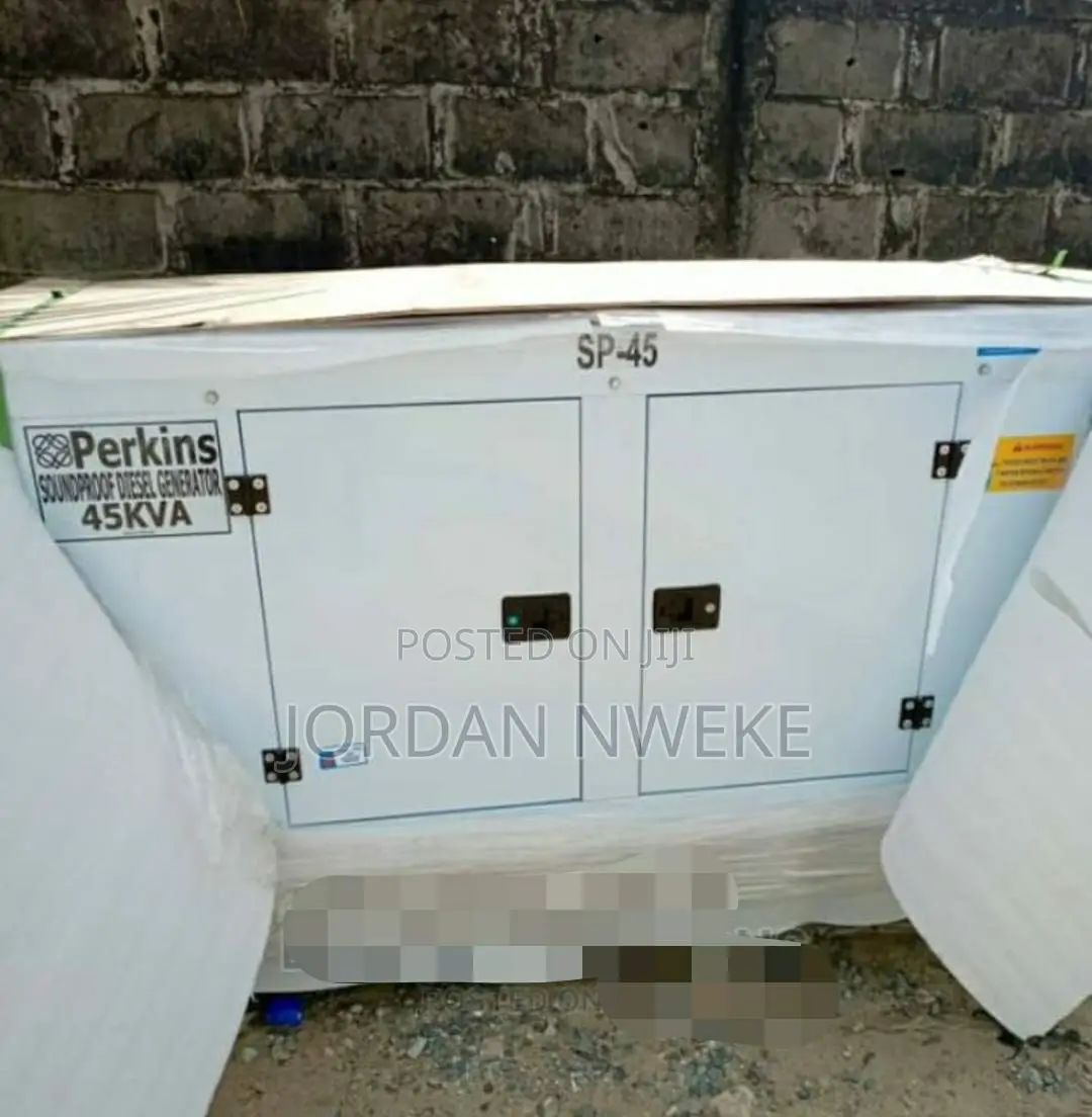 Sp {{45kva}} Perkins Soundproof Diesel Generator With 2 Years Warranty