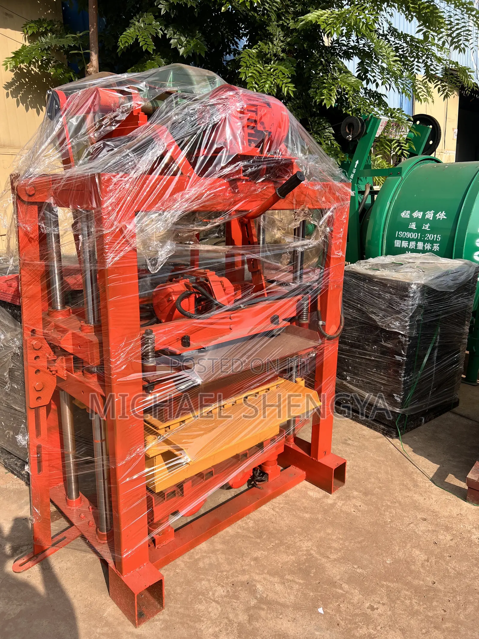 Block Forming Machine and Mixer