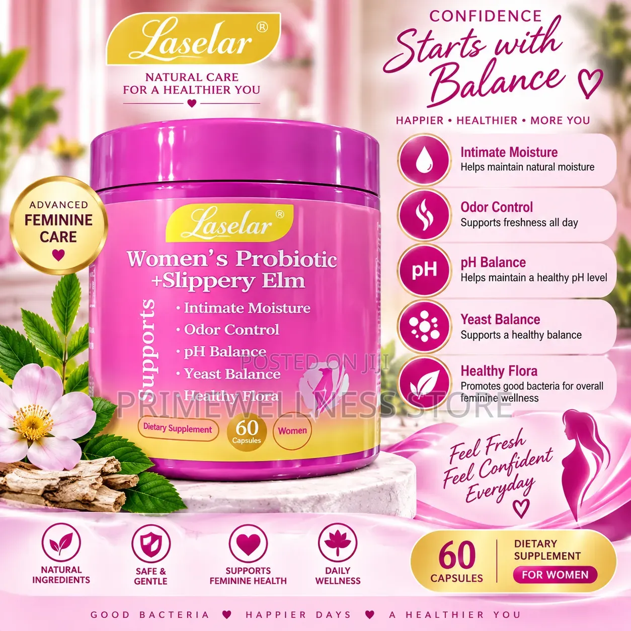 Women’s Probiotic + Slippery Elm