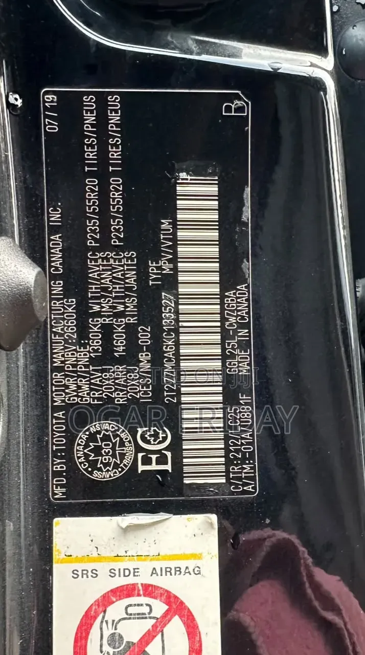 Lexus RX 350 F Sport FWD 2019 Black