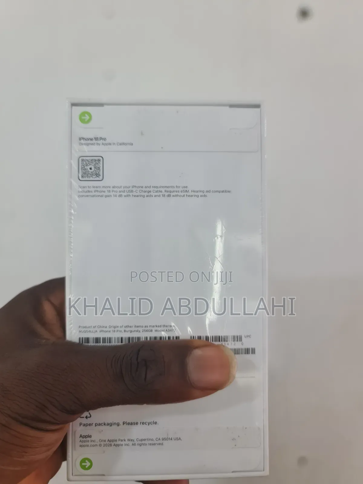 New Apple iPhone 18 Pro 256 GB
