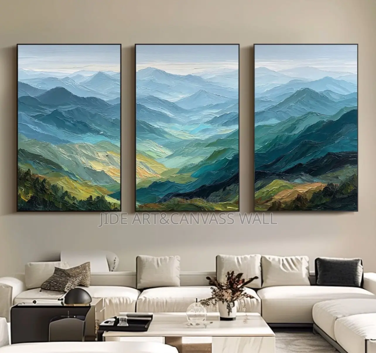 Split Wall Canvass Decor