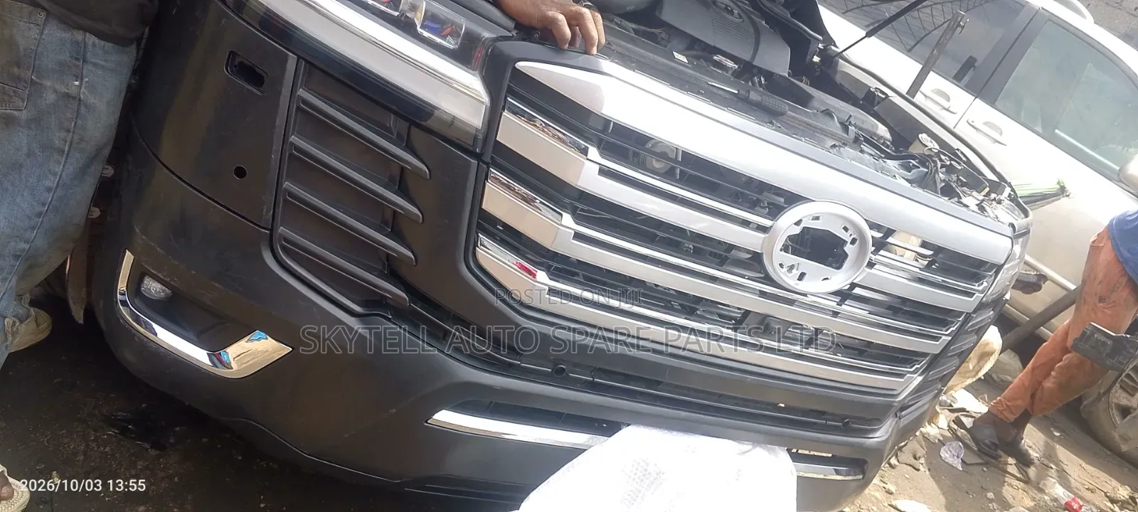 Complete Front Bumper for Toyota Land Cruiser 2022