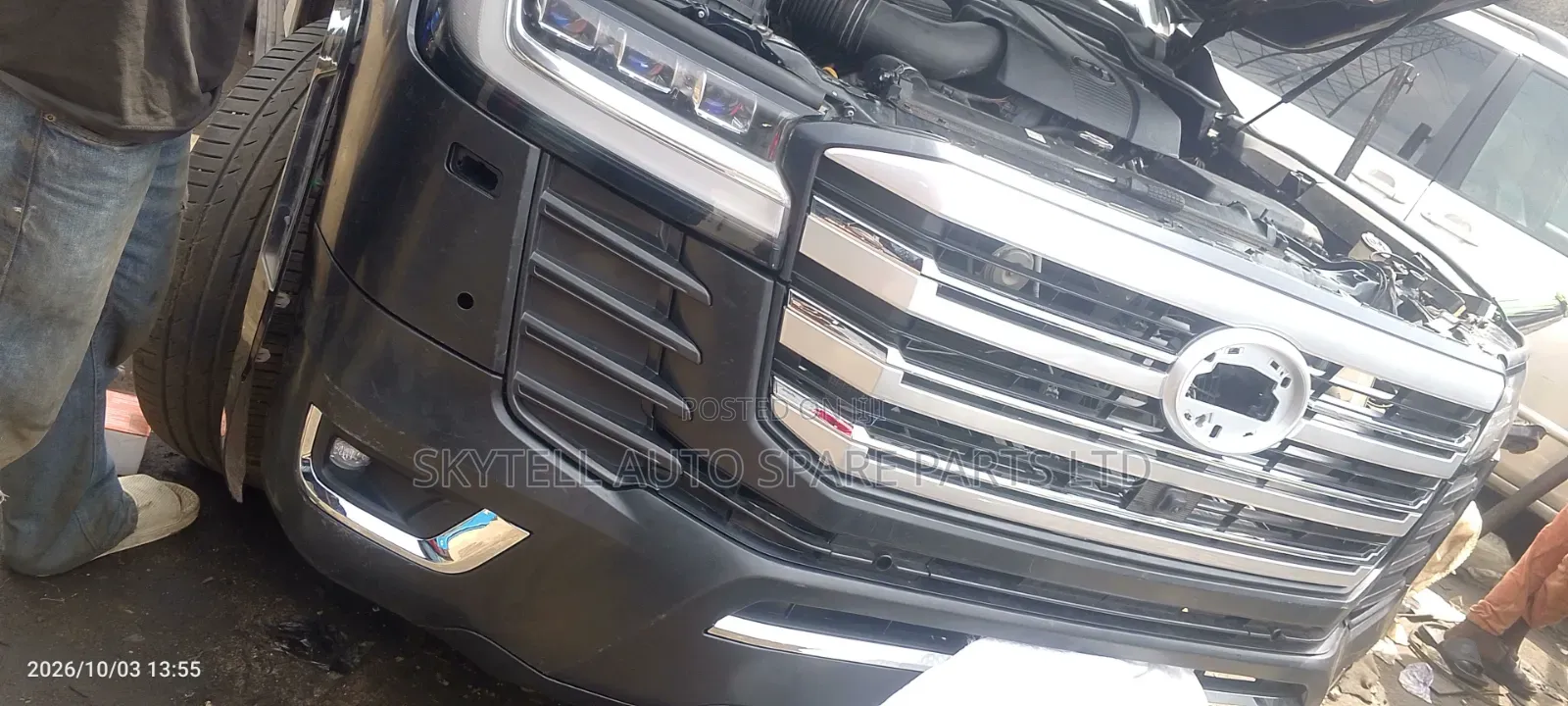 Complete Front Bumper for Toyota Land Cruiser 2022