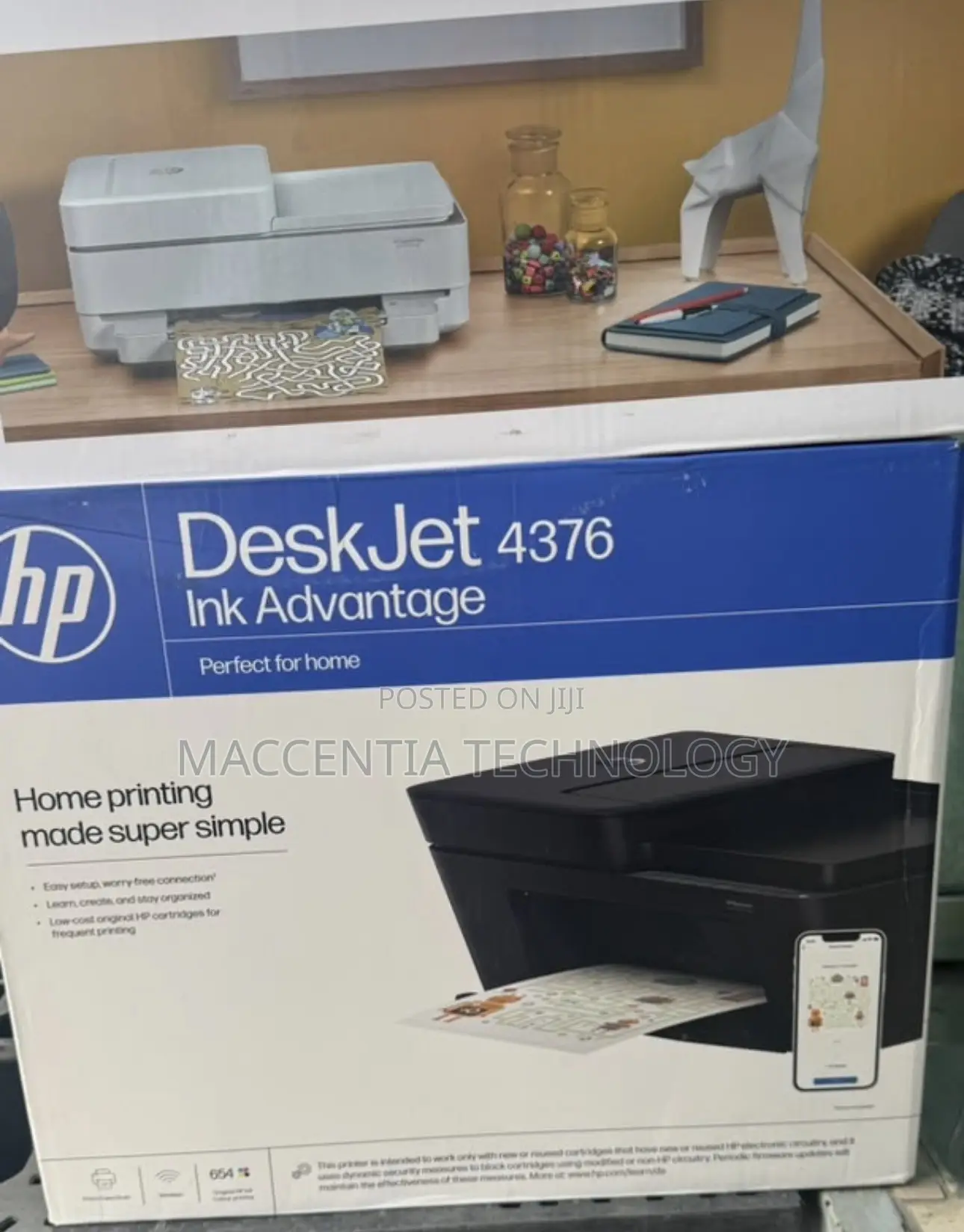 HP DeskJet Ink Advantage 4376 All-in-One Printer (89G05C)