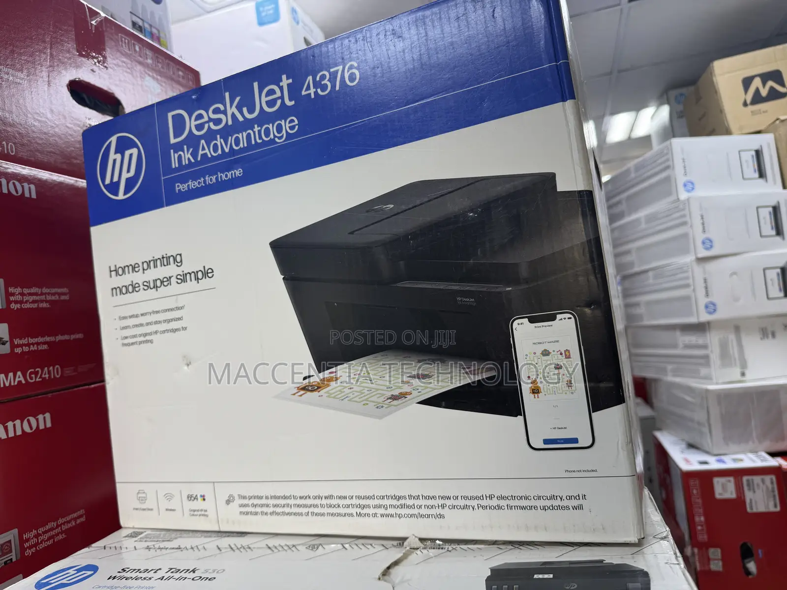 HP DeskJet Ink Advantage 4376 All-in-One Printer (89G05C)