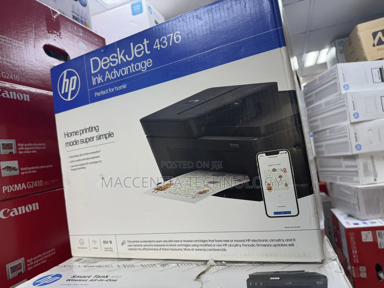 HP DeskJet Ink Advantage 4376 All-in-One Printer (89G05C)