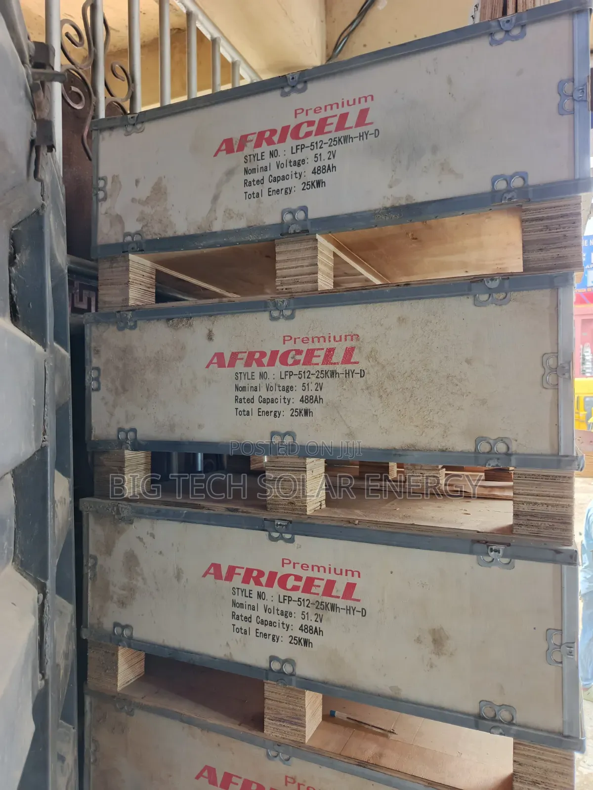 25kwh 51.2v Africell Lithium Battery