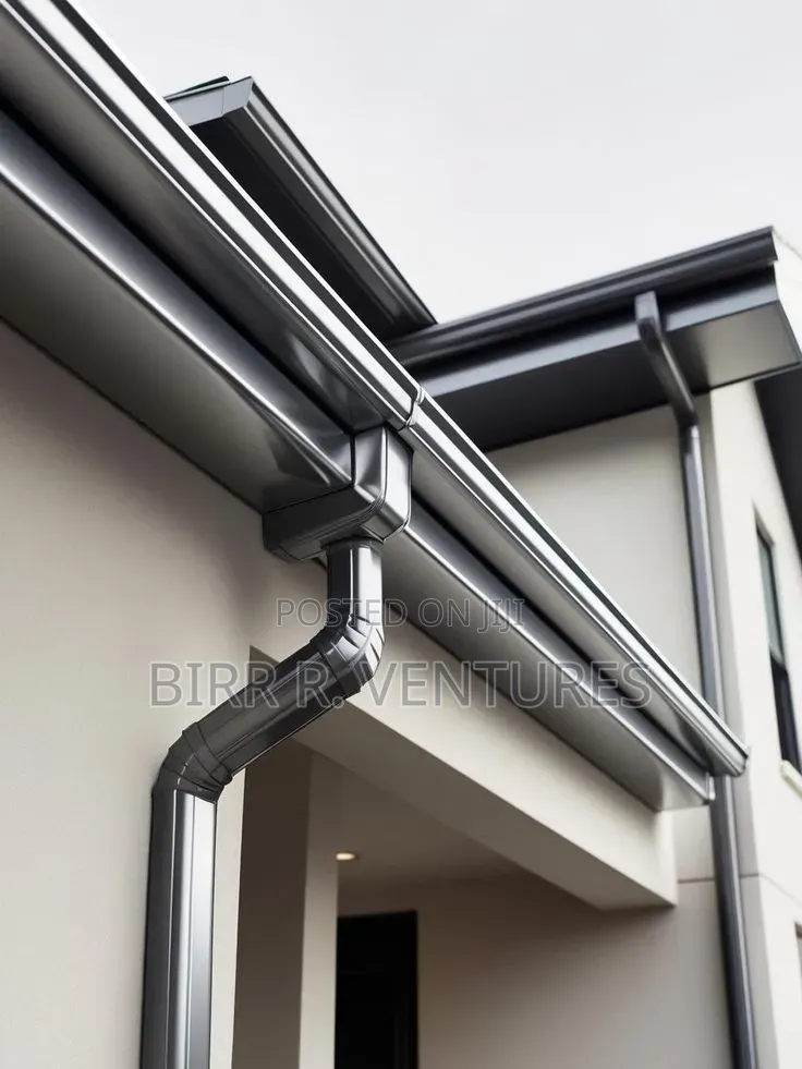 Steel Roof Gutter Work