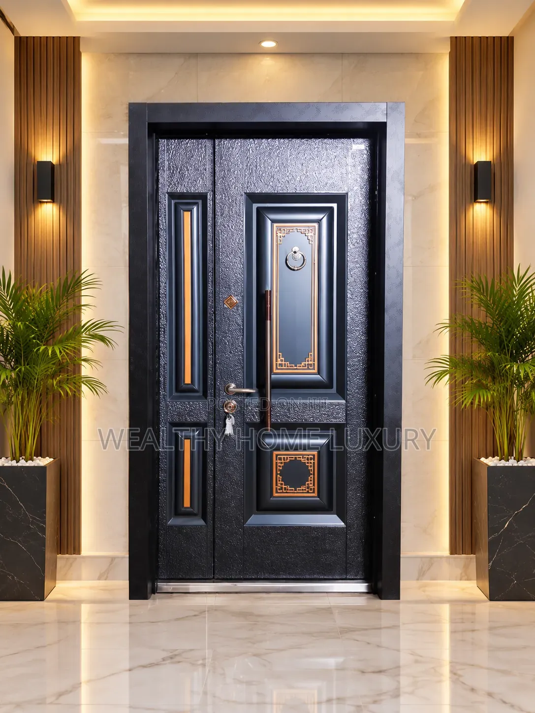 Luxury 1.5 Turkish Armored Steel Entrance Door