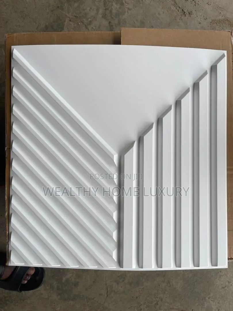 High Quality Premium 3D PVC Wall Panels - Diamond Geometric Design