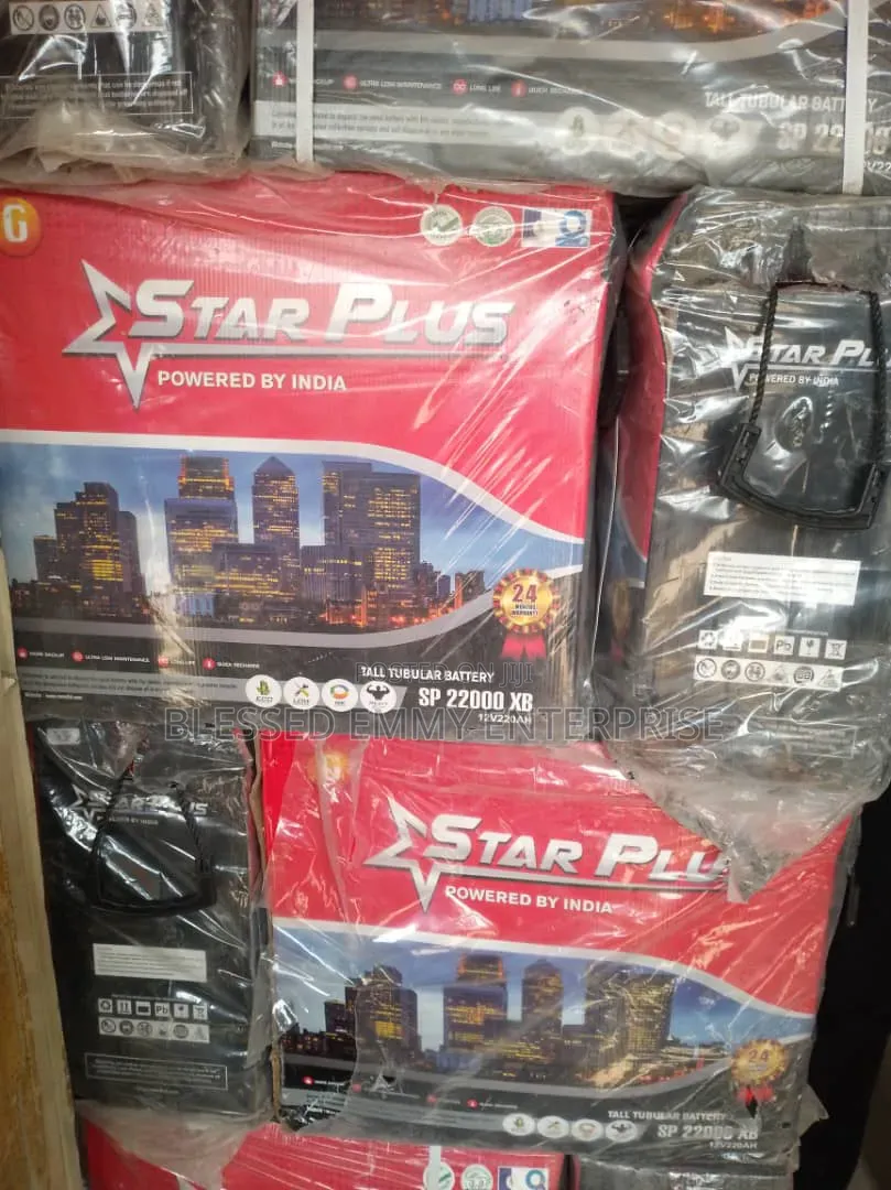 12v 220ah Star Plus Tubular Battery