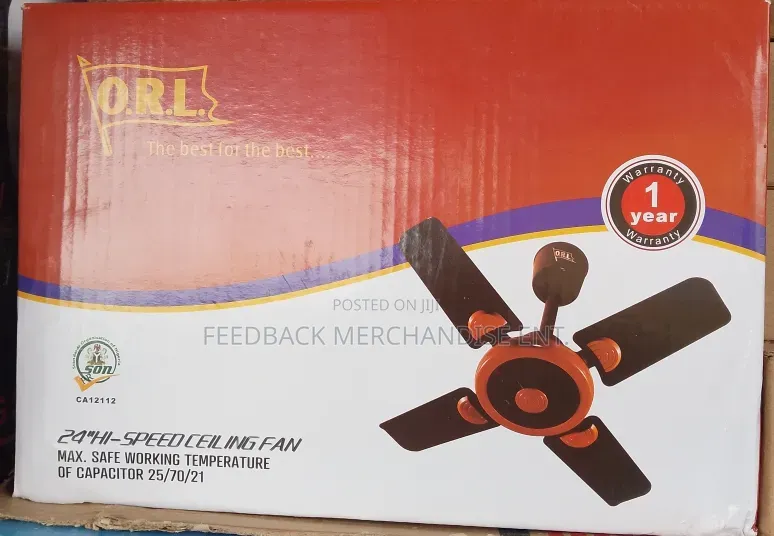 ORL Ceiling Fan, "24" Inches