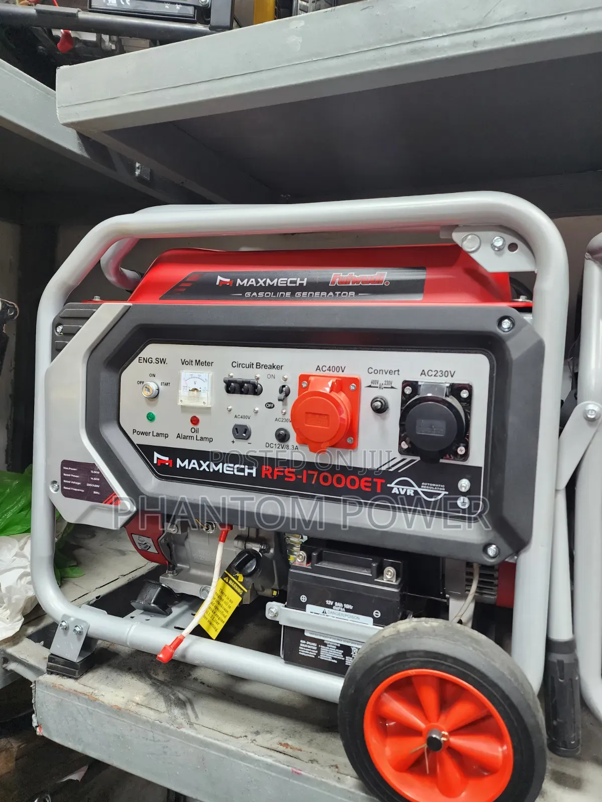 RFS17000ET Maxmech 15kva Copper Coil 3 Phase Industrial Generator Set