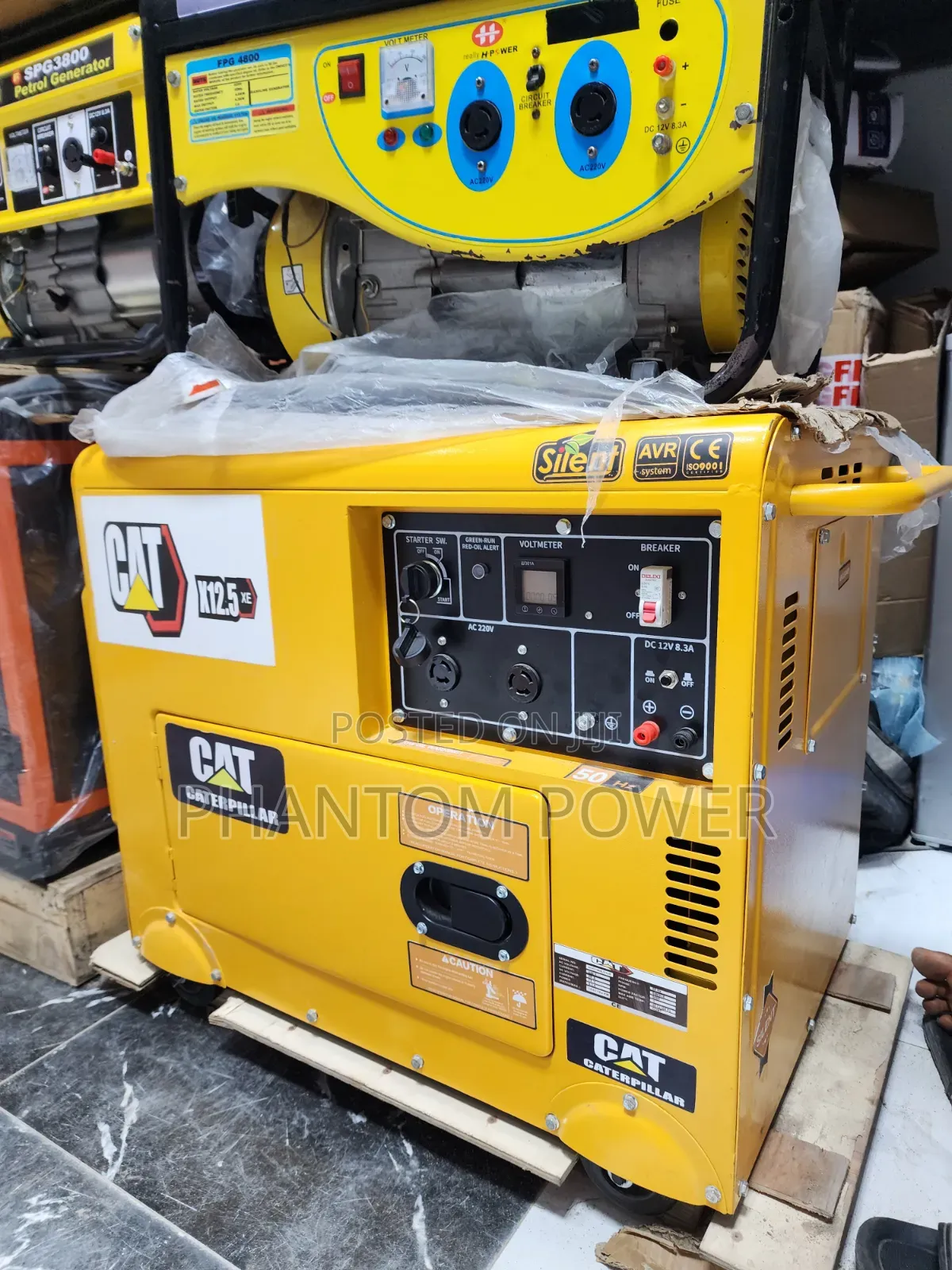 12.5kva CAT Diesel Soundproof Generator [Model X12.5 100% Copper Coil]