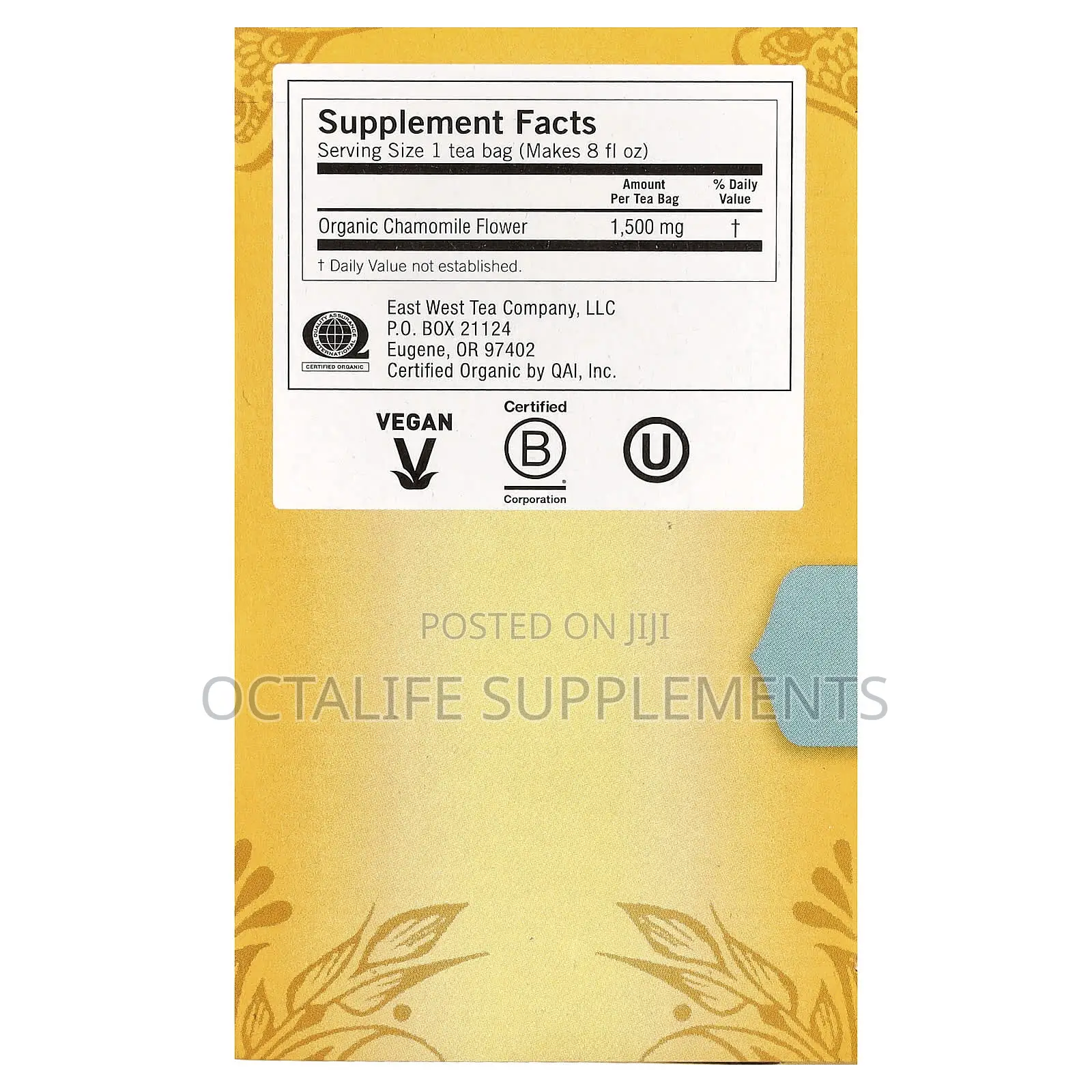 Yogi Tea, Comforting Chamomile, Caffeine Free, 16 Tea Bags (24 G)