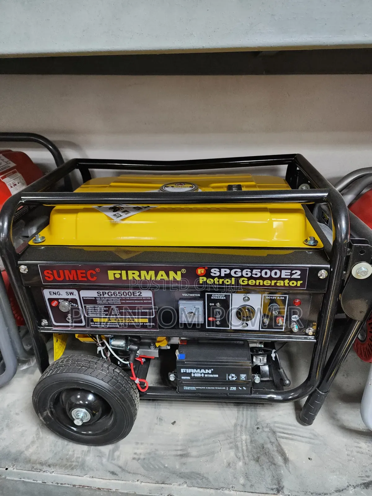 Original Sumec Firman SPG6500E2 4.5kva Petrol Generator >[engraved]<