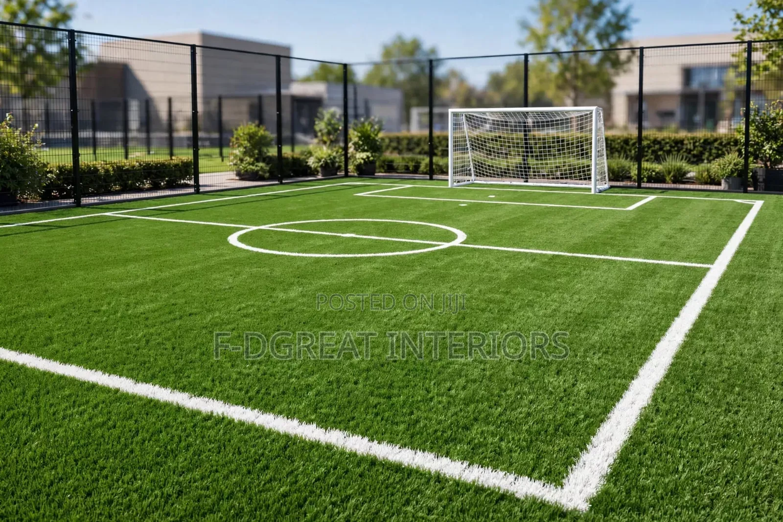 Football Pitch Grass 50mm Double Color Texture