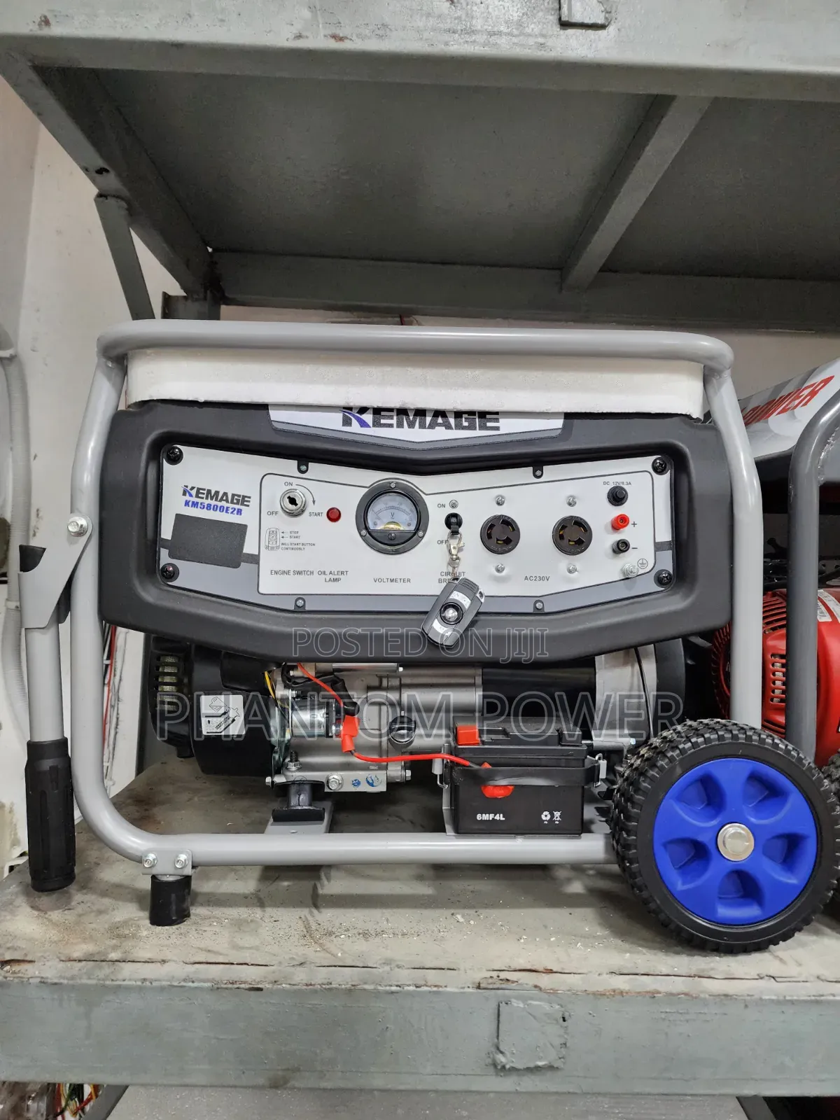5.5kva Kemage KM5800E2R Generator With Key and Remote Start Technology