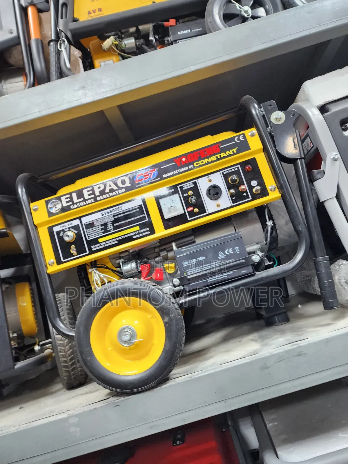Original 4.5kva Elepaq Constant Key Start Petrol Generator [SV6800E2]
