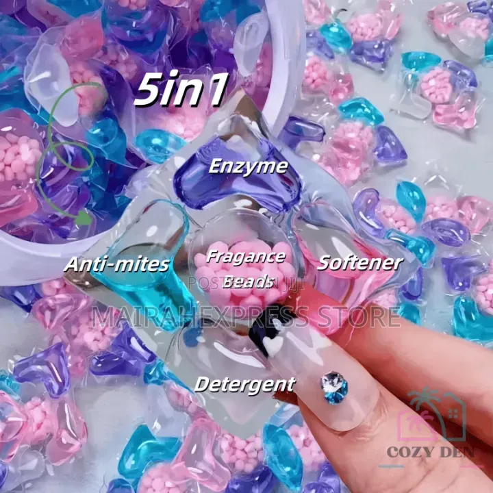 Multi-Compartment 5-in-1 Laundry Detergent Gel Pods
