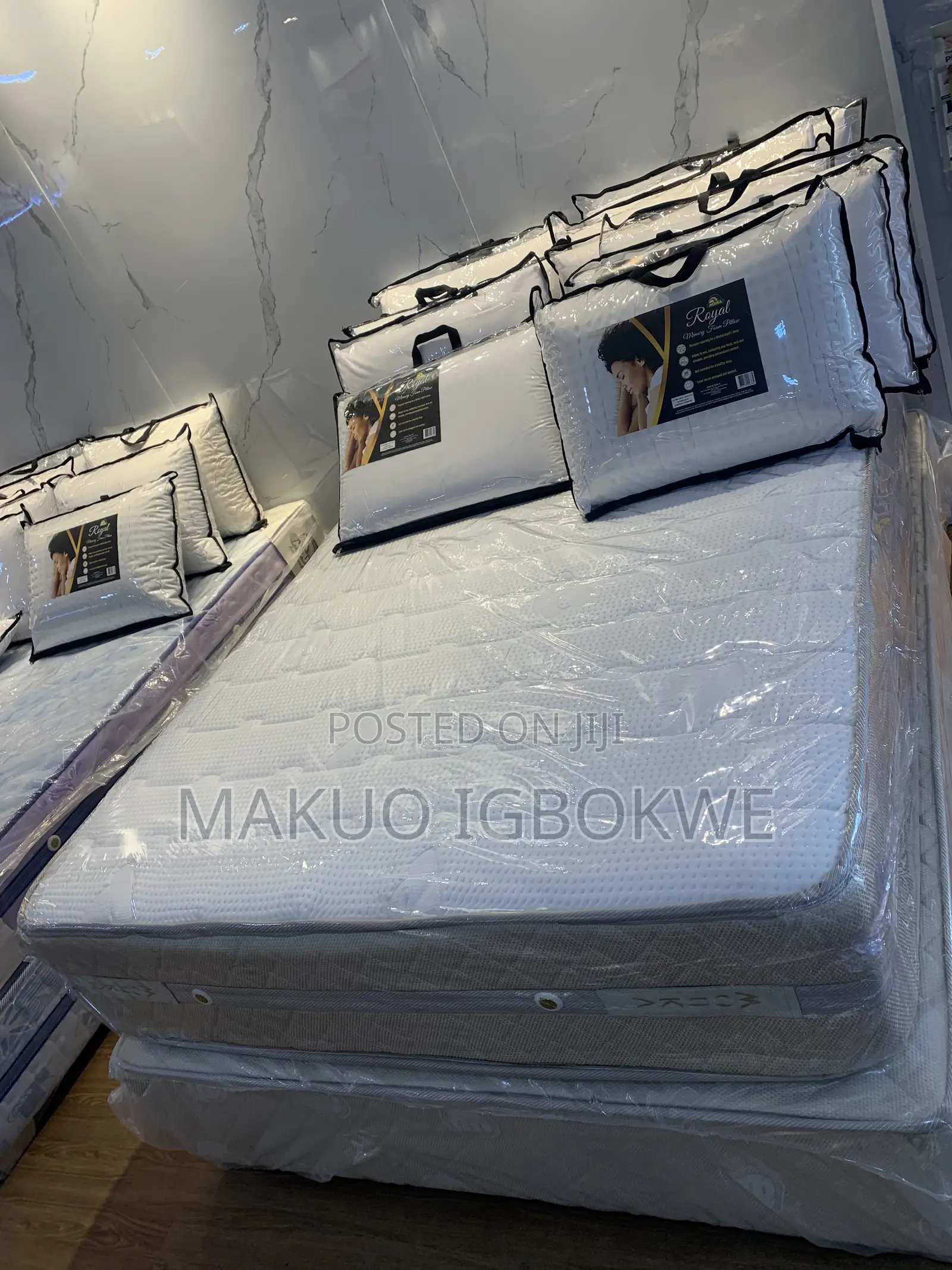 [Ow Luxury Royal Memory Mouka Mattress 6 by 4.5 by 12inches