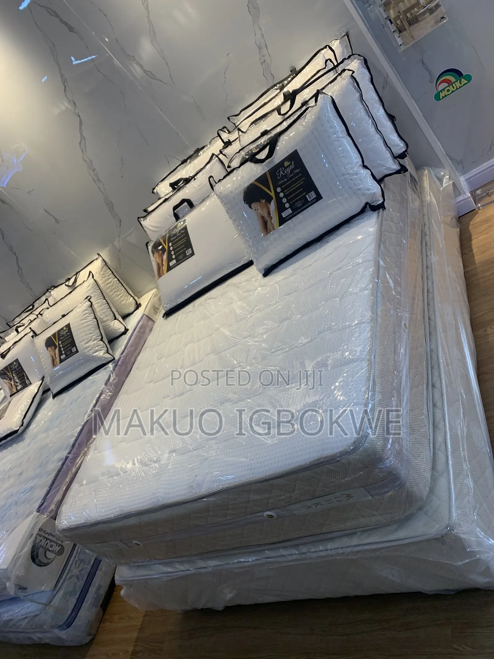 [Ow Luxury Royal Memory Mouka Mattress 6 by 4.5 by 12inches