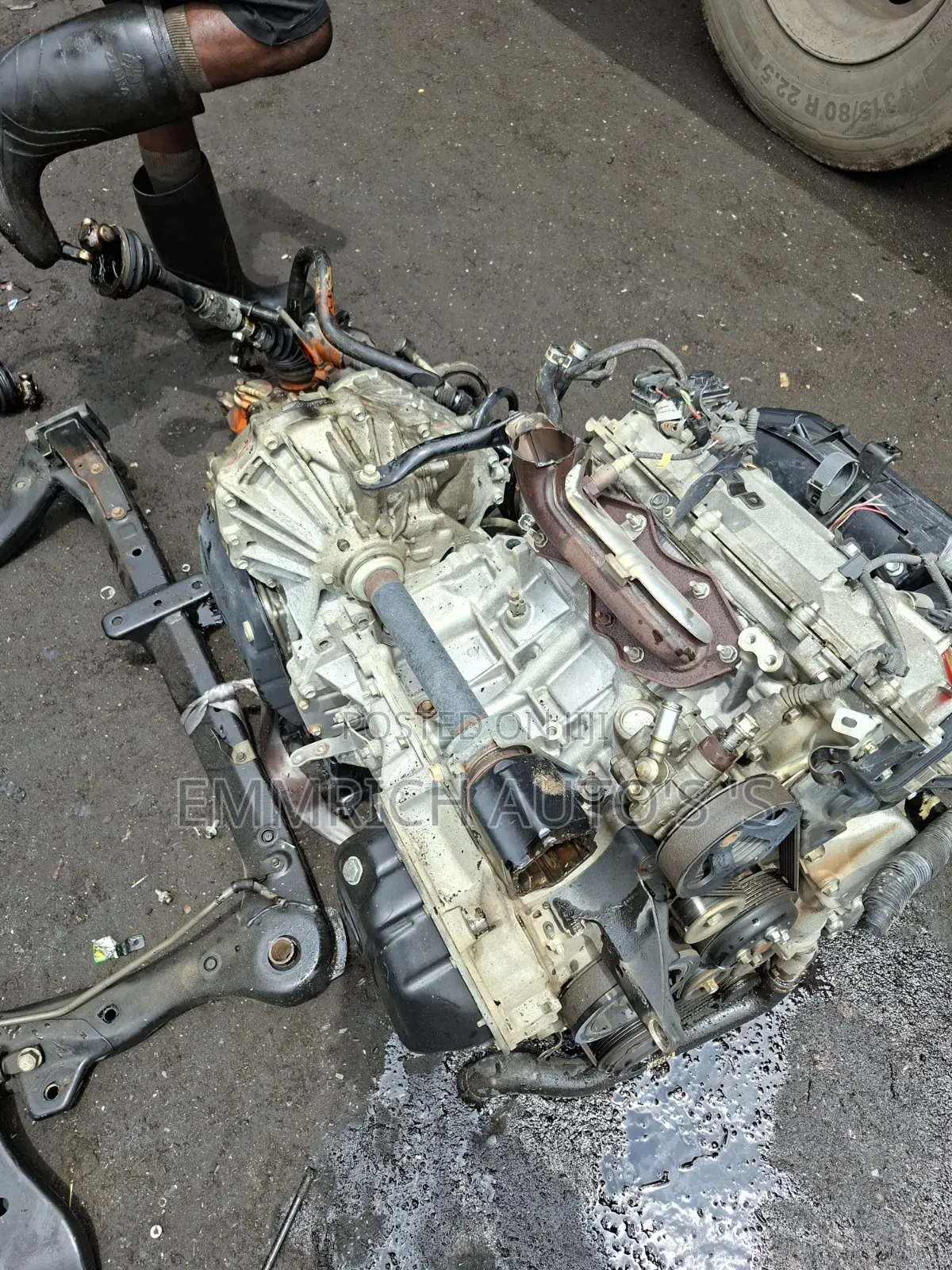 2GR Engine and Gearbox 13pin 2wheel
